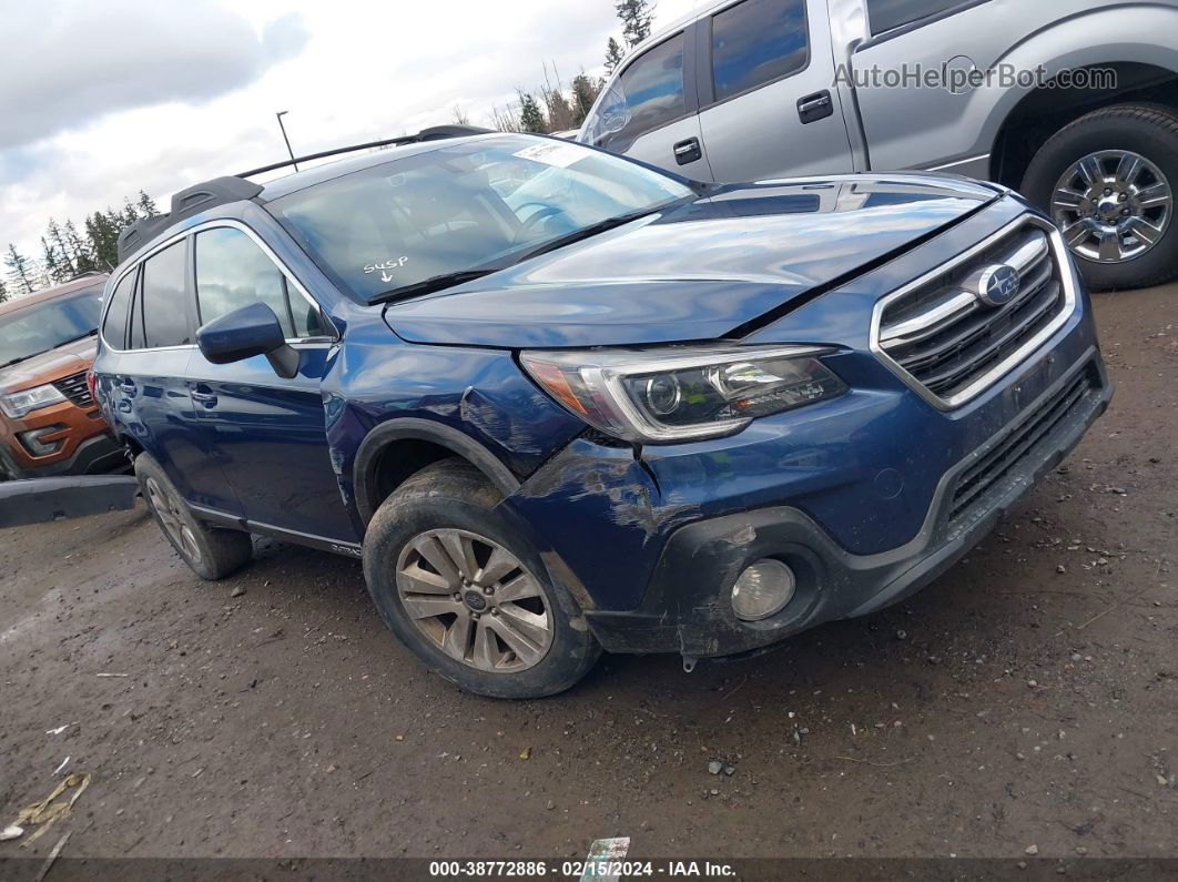 2019 Subaru Outback 2.5i Premium Blue vin: 4S4BSAFCXK3386028