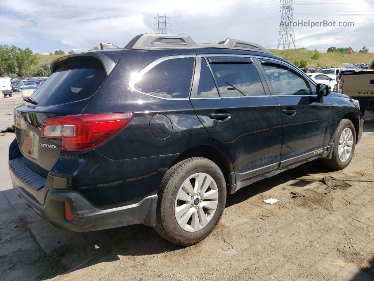 2019 Subaru Outback 2.5i Premium Black vin: 4S4BSAHC1K3342254