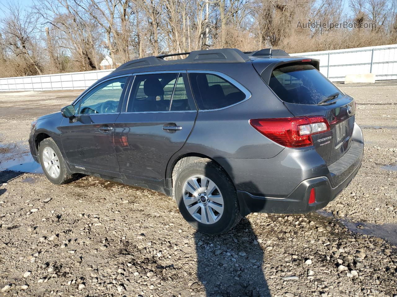 2019 Subaru Outback 2.5i Premium Gray vin: 4S4BSAHC5K3393644