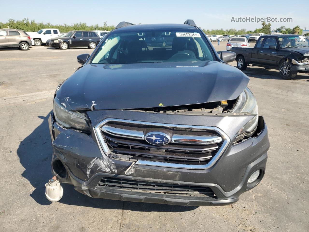 2019 Subaru Outback 2.5i Premium Gray vin: 4S4BSAHC6K3289048