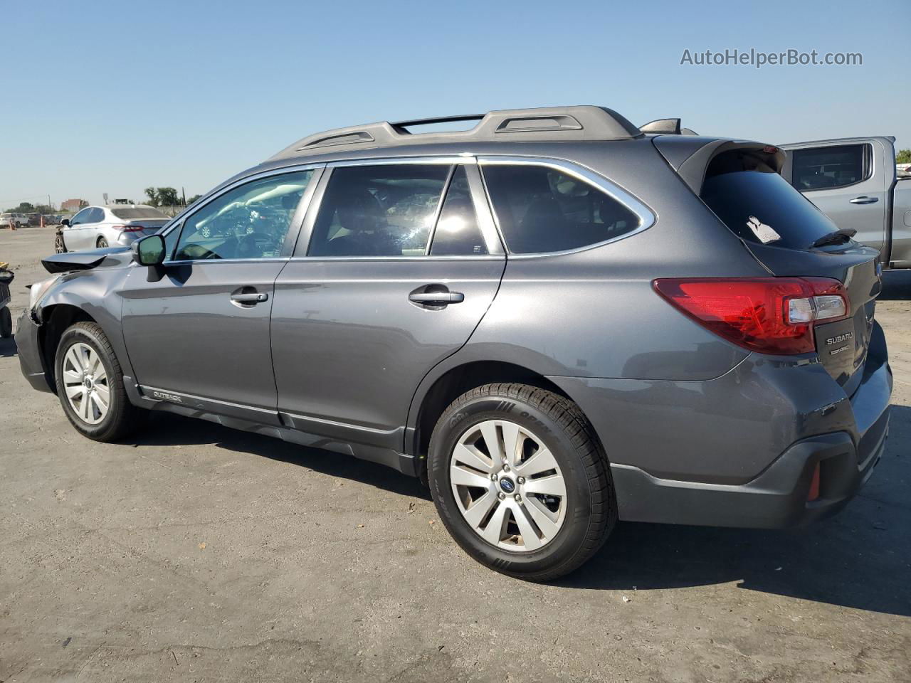 2019 Subaru Outback 2.5i Premium Gray vin: 4S4BSAHC6K3289048