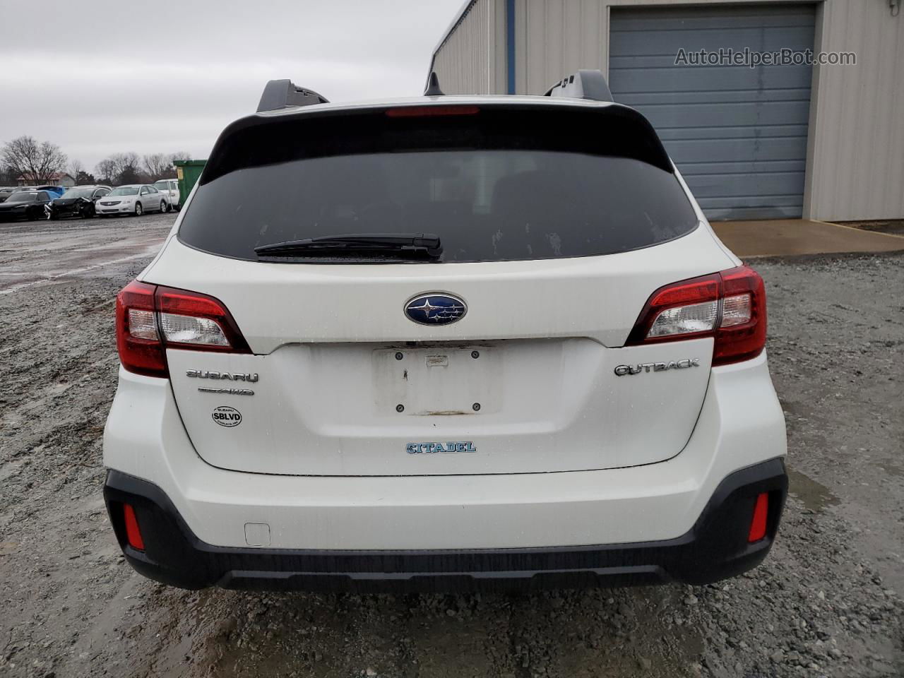 2019 Subaru Outback 2.5i Premium White vin: 4S4BSAHC9K3264922