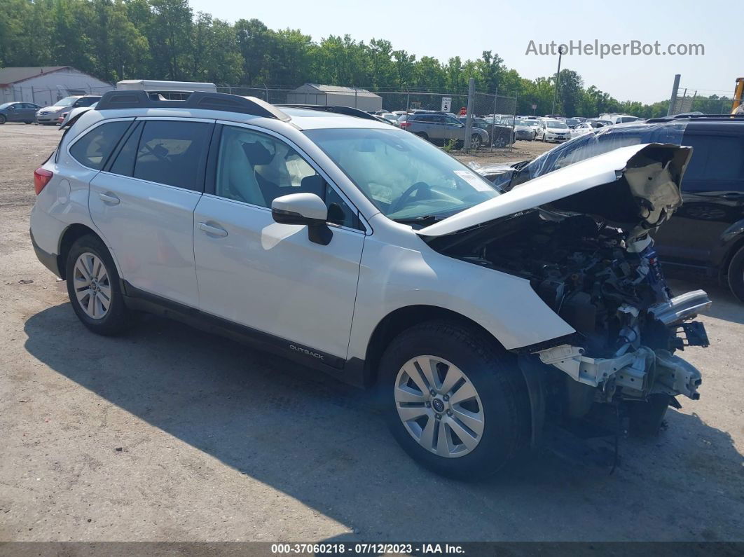 2019 Subaru Outback 2.5i Premium White vin: 4S4BSAHC9K3300608