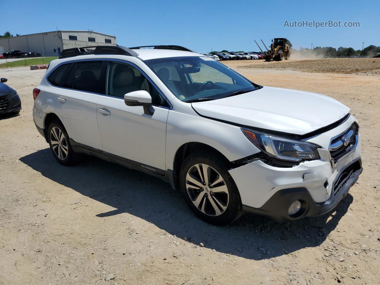 2019 Subaru Outback 2.5i Limited White vin: 4S4BSAJC1K3296788