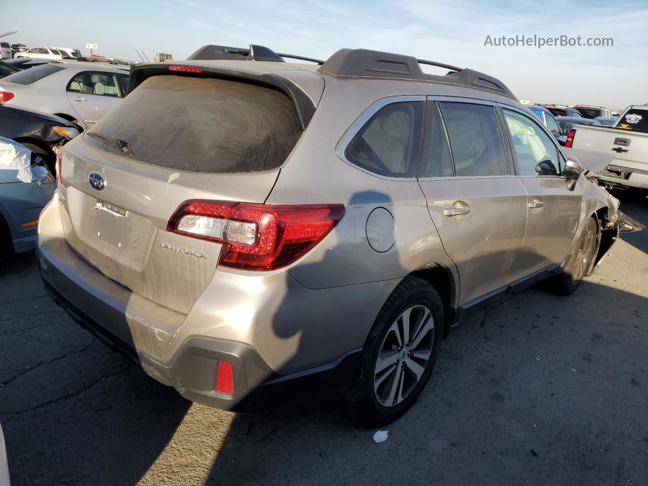 2019 Subaru Outback 2.5i Limited Silver vin: 4S4BSAJC4K3278981