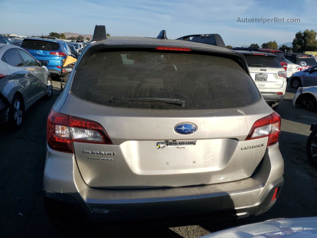 2019 Subaru Outback 2.5i Limited Silver vin: 4S4BSAJC4K3278981