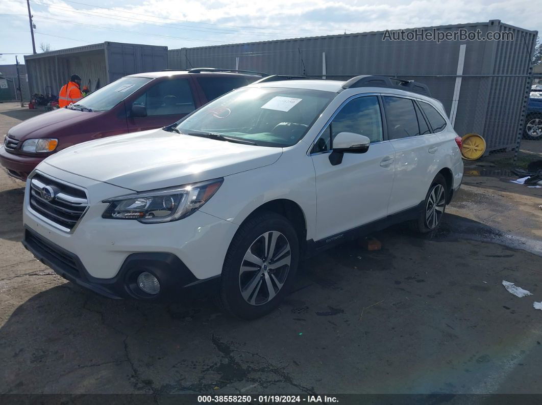 2019 Subaru Outback 2.5i Limited White vin: 4S4BSAJCXK3236220