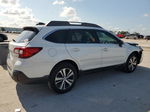 2019 Subaru Outback 2.5i Limited White vin: 4S4BSANC0K3225284