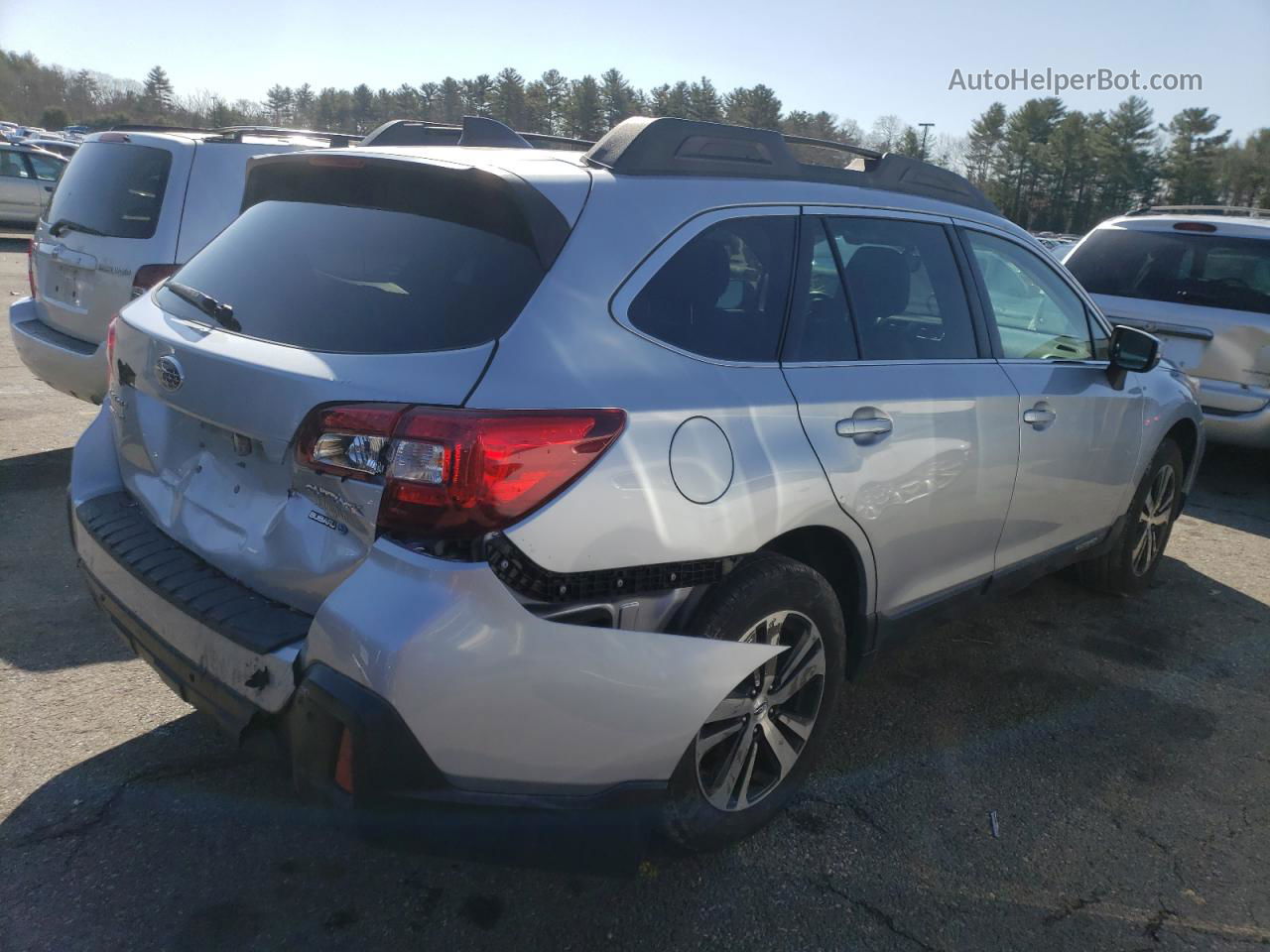 2019 Subaru Outback 2.5i Limited Серебряный vin: 4S4BSANC1K3302261