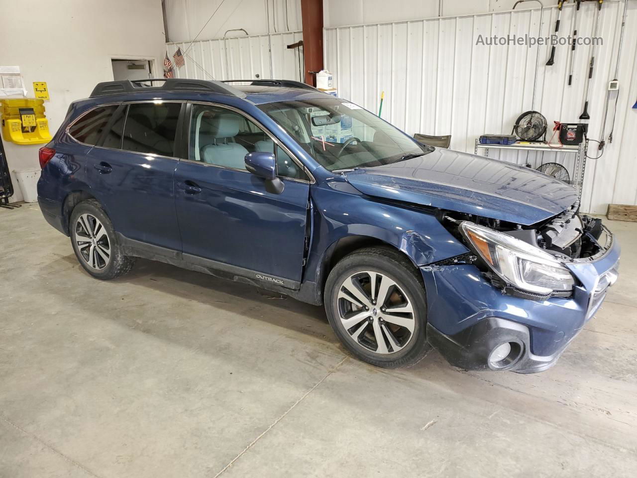 2019 Subaru Outback 2.5i Limited Blue vin: 4S4BSANC1K3369782