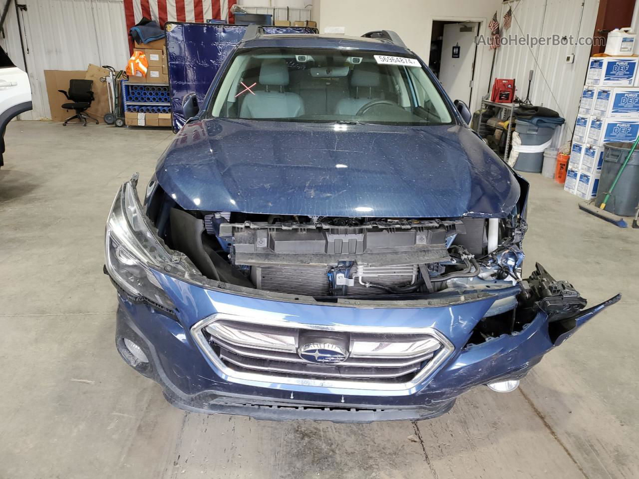 2019 Subaru Outback 2.5i Limited Blue vin: 4S4BSANC1K3369782