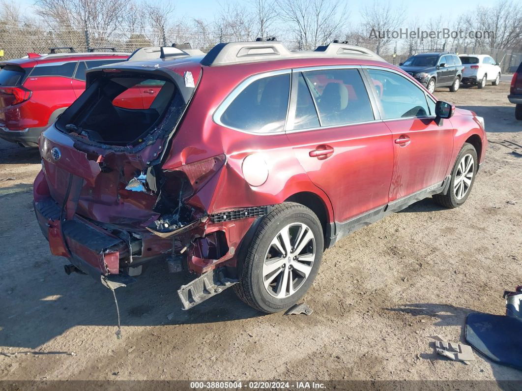 2019 Subaru Outback 2.5i Limited Red vin: 4S4BSANC2K3222922