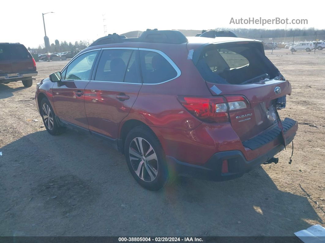 2019 Subaru Outback 2.5i Limited Red vin: 4S4BSANC2K3222922