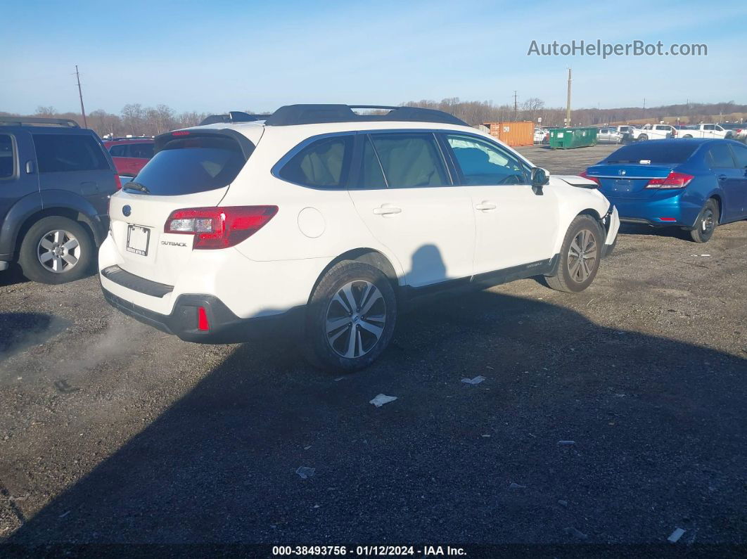 2019 Subaru Outback 2.5i Limited White vin: 4S4BSANC2K3224248