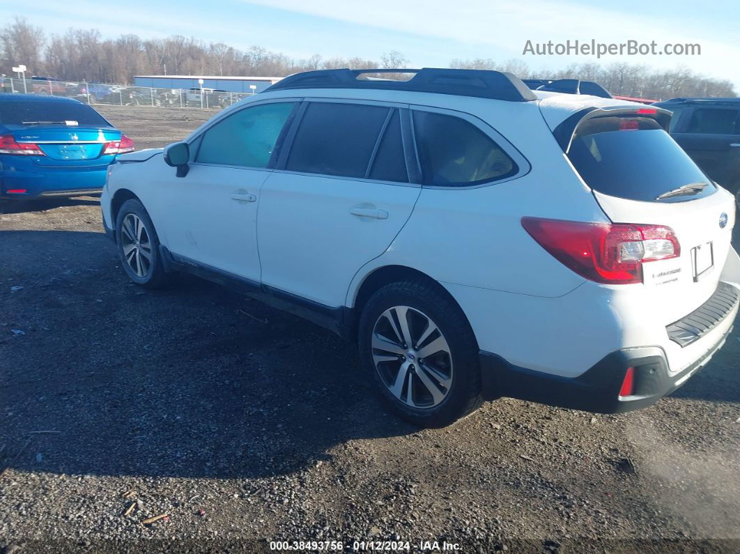 2019 Subaru Outback 2.5i Limited White vin: 4S4BSANC2K3224248