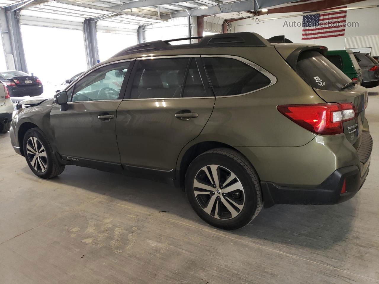 2019 Subaru Outback 2.5i Limited Green vin: 4S4BSANC3K3208351