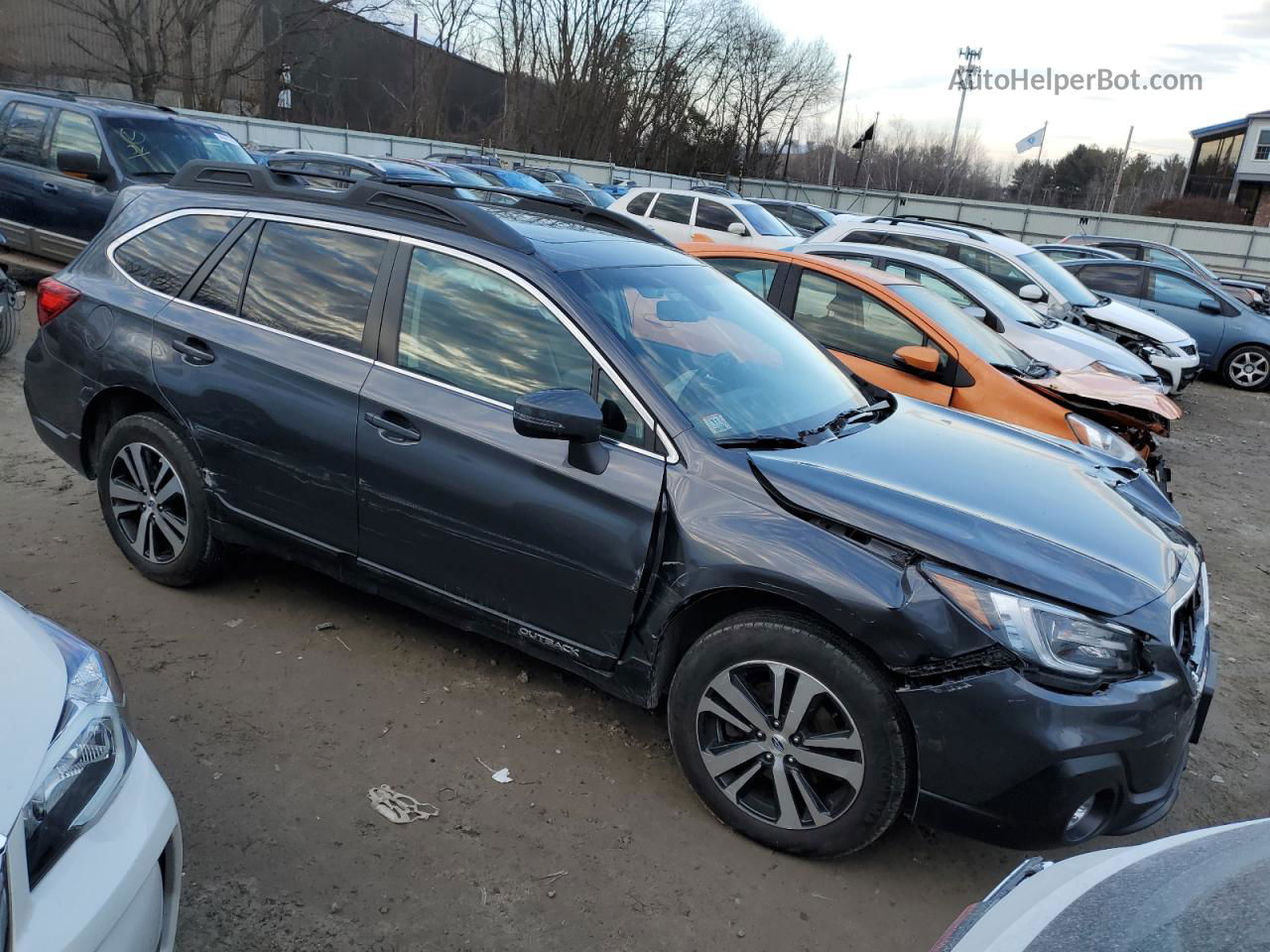 2019 Subaru Outback 2.5i Limited Gray vin: 4S4BSANC5K3223515