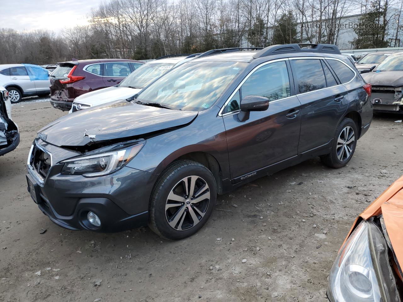 2019 Subaru Outback 2.5i Limited Gray vin: 4S4BSANC5K3223515