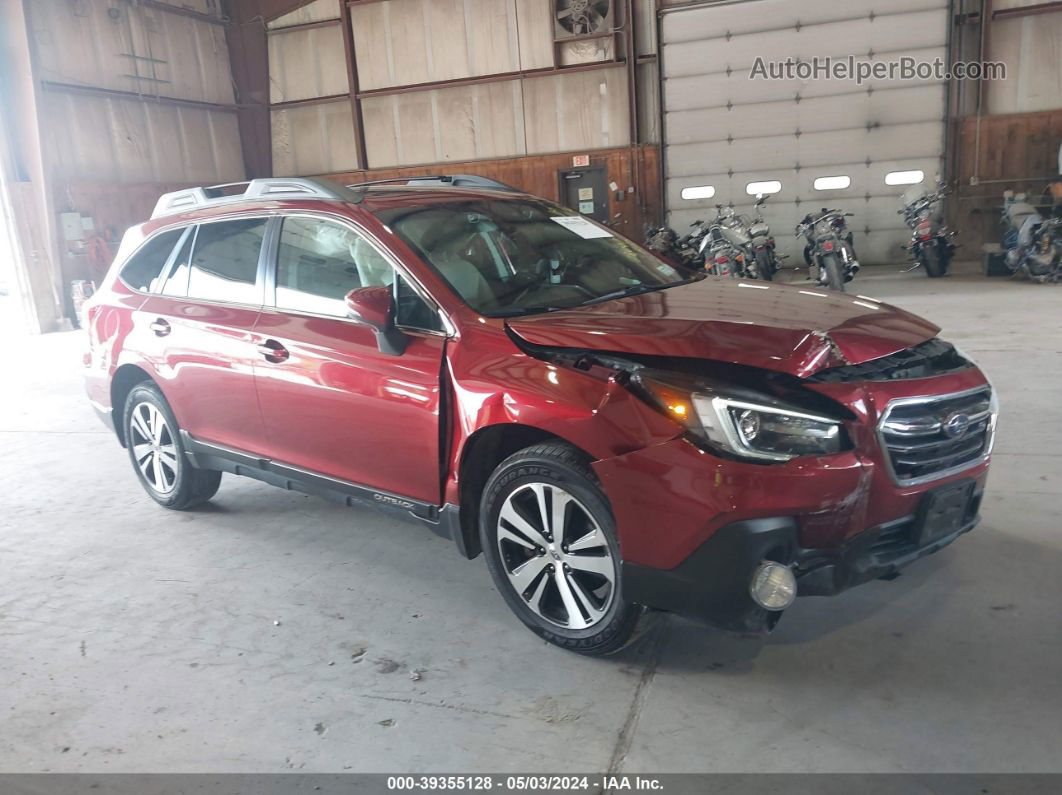 2019 Subaru Outback 2.5i Limited Maroon vin: 4S4BSANC5K3241691