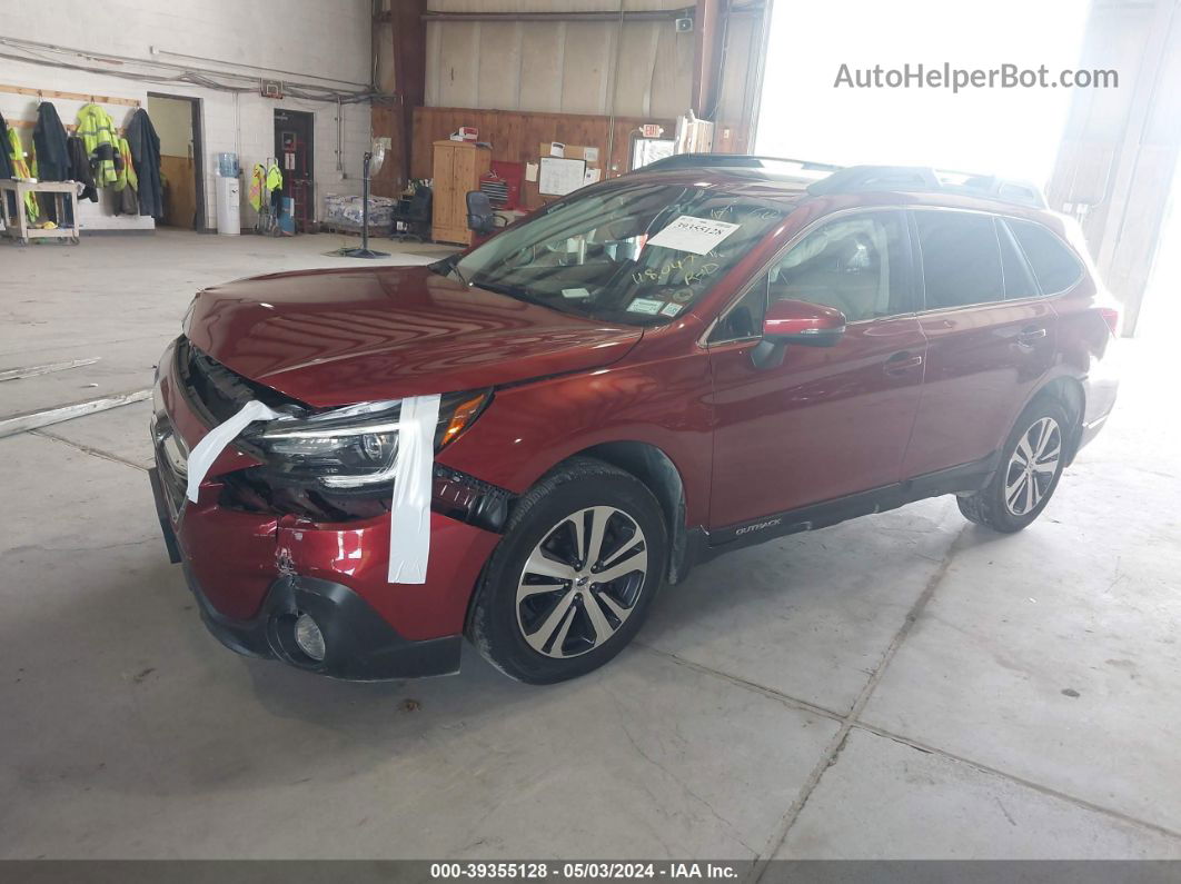 2019 Subaru Outback 2.5i Limited Темно-бордовый vin: 4S4BSANC5K3241691