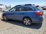 2019 Subaru Outback 2.5i Limited Blue vin: 4S4BSANC6K3251212