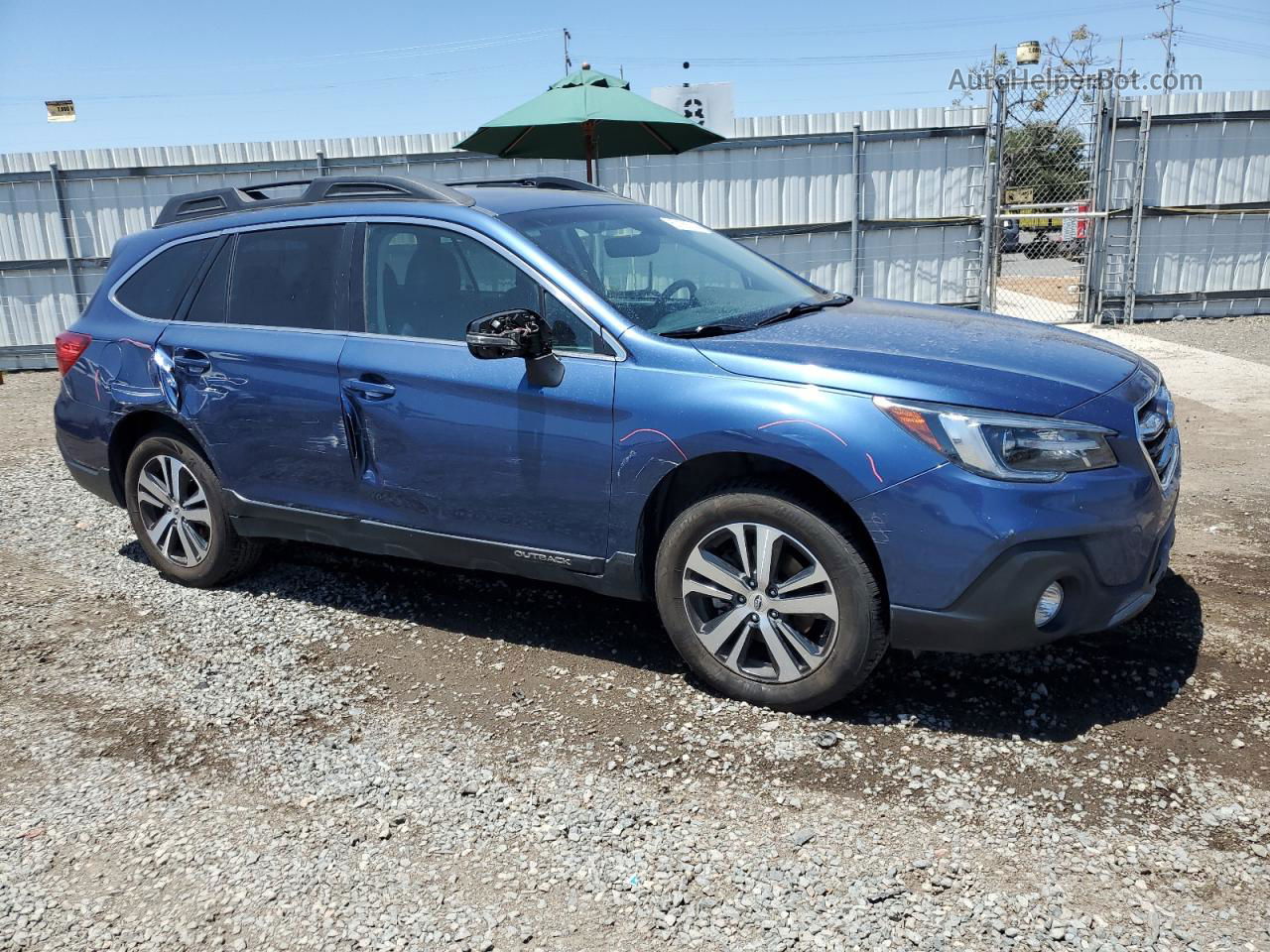 2019 Subaru Outback 2.5i Limited Синий vin: 4S4BSANC6K3251212