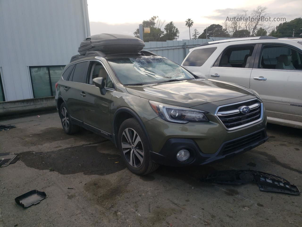 2019 Subaru Outback 2.5i Limited Зеленый vin: 4S4BSANC6K3309559