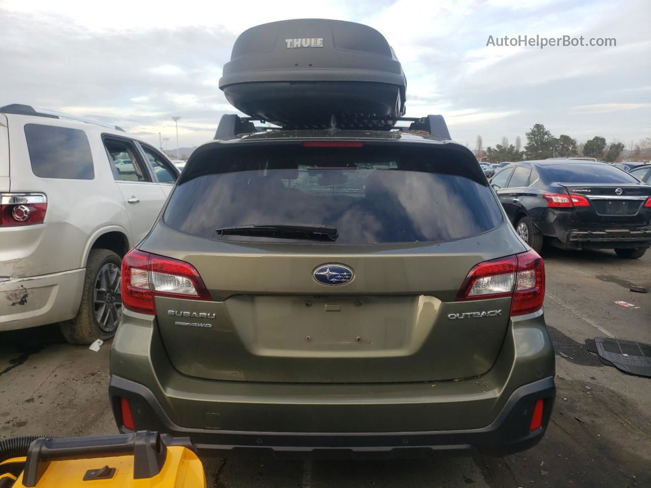 2019 Subaru Outback 2.5i Limited Зеленый vin: 4S4BSANC6K3309559