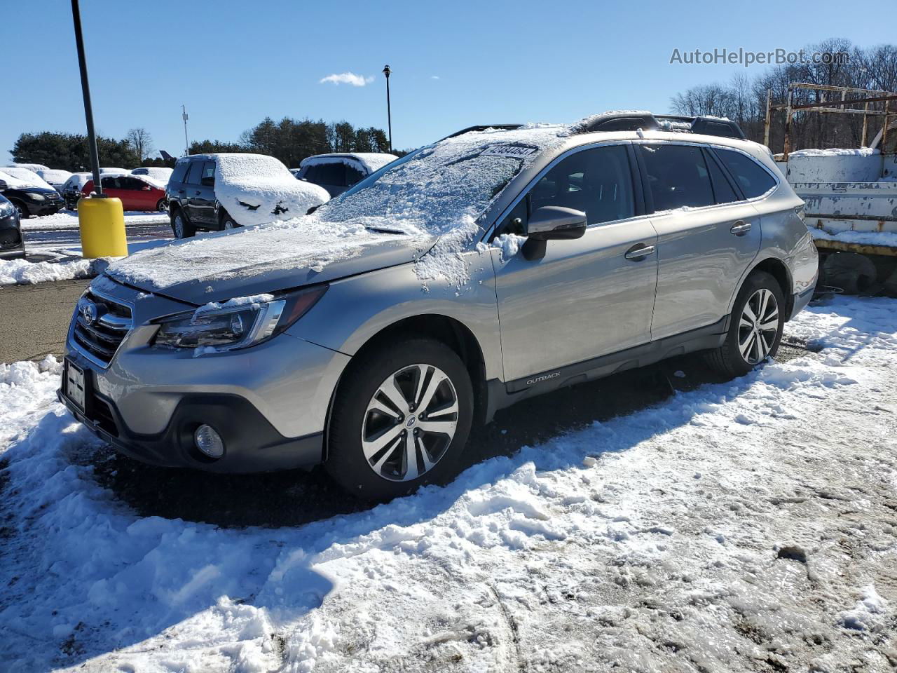 2019 Subaru Outback 2.5i Limited Серебряный vin: 4S4BSANC7K3265555