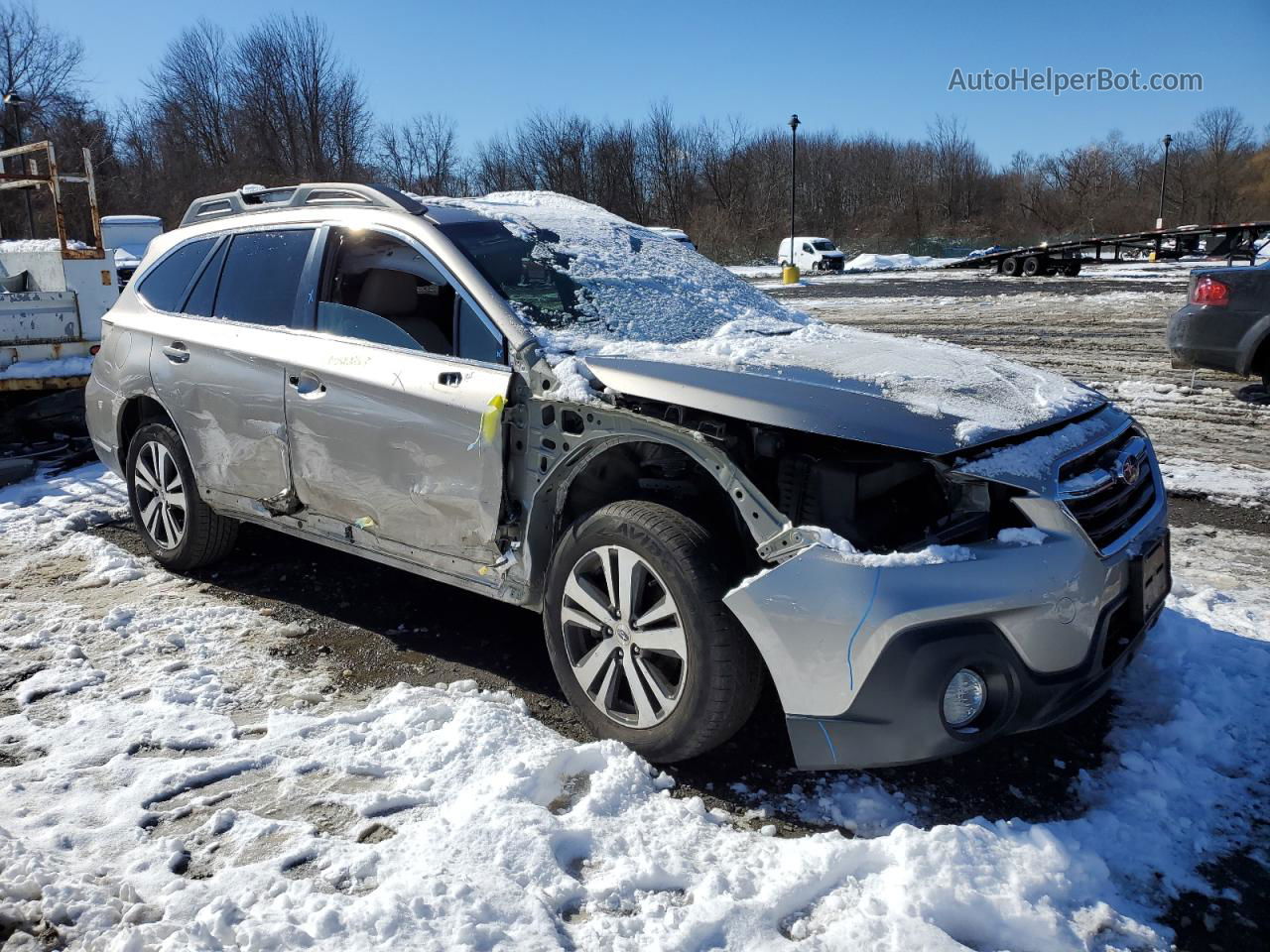 2019 Subaru Outback 2.5i Limited Silver vin: 4S4BSANC7K3265555