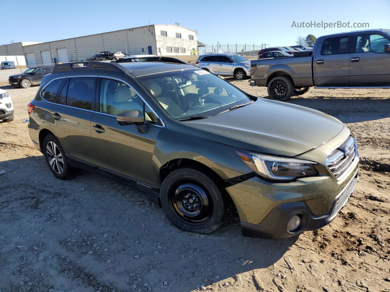 2019 Subaru Outback 2.5i Limited Green vin: 4S4BSANC7K3294344