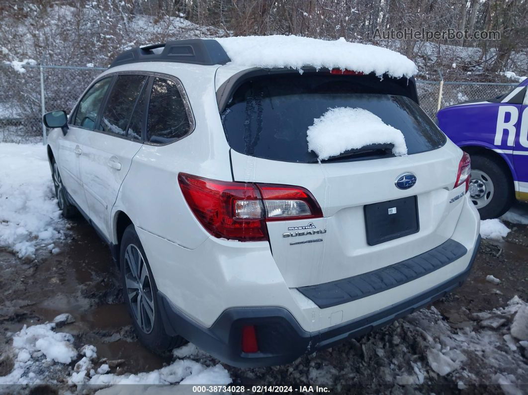 2019 Subaru Outback 2.5i Limited White vin: 4S4BSANC7K3375750