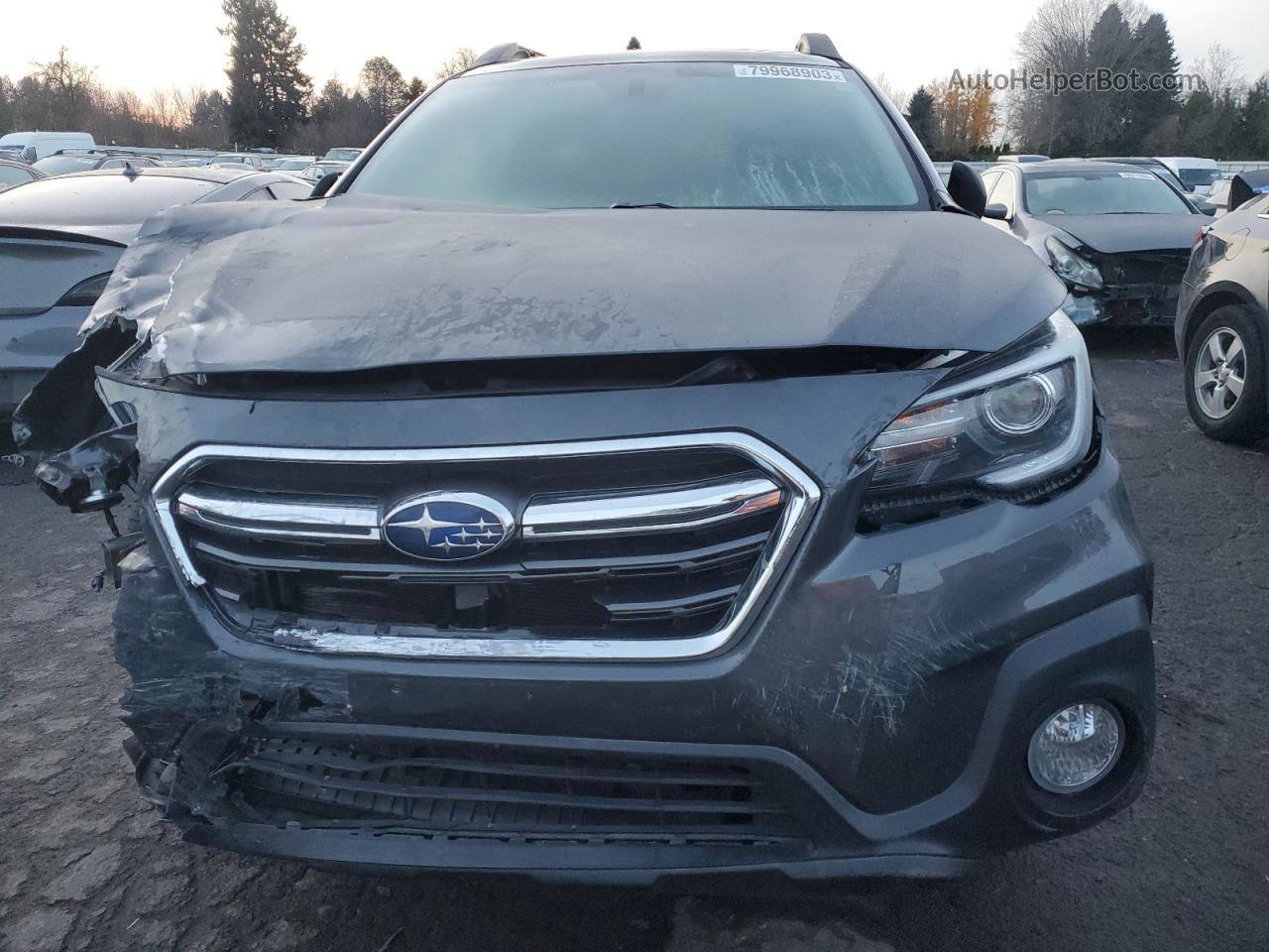 2019 Subaru Outback 2.5i Limited Gray vin: 4S4BSANC8K3292649