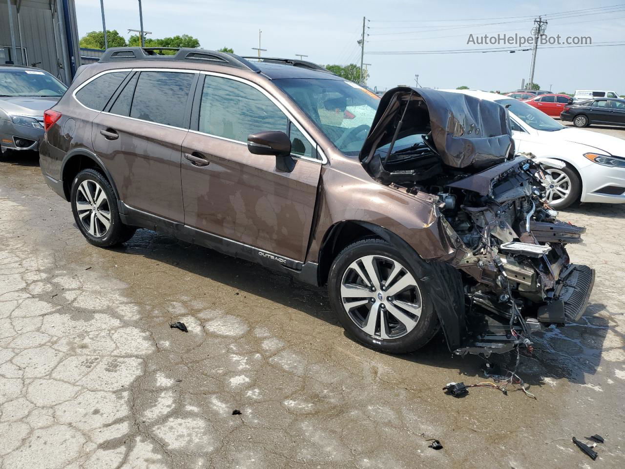 2019 Subaru Outback 2.5i Limited Коричневый vin: 4S4BSANC8K3309854