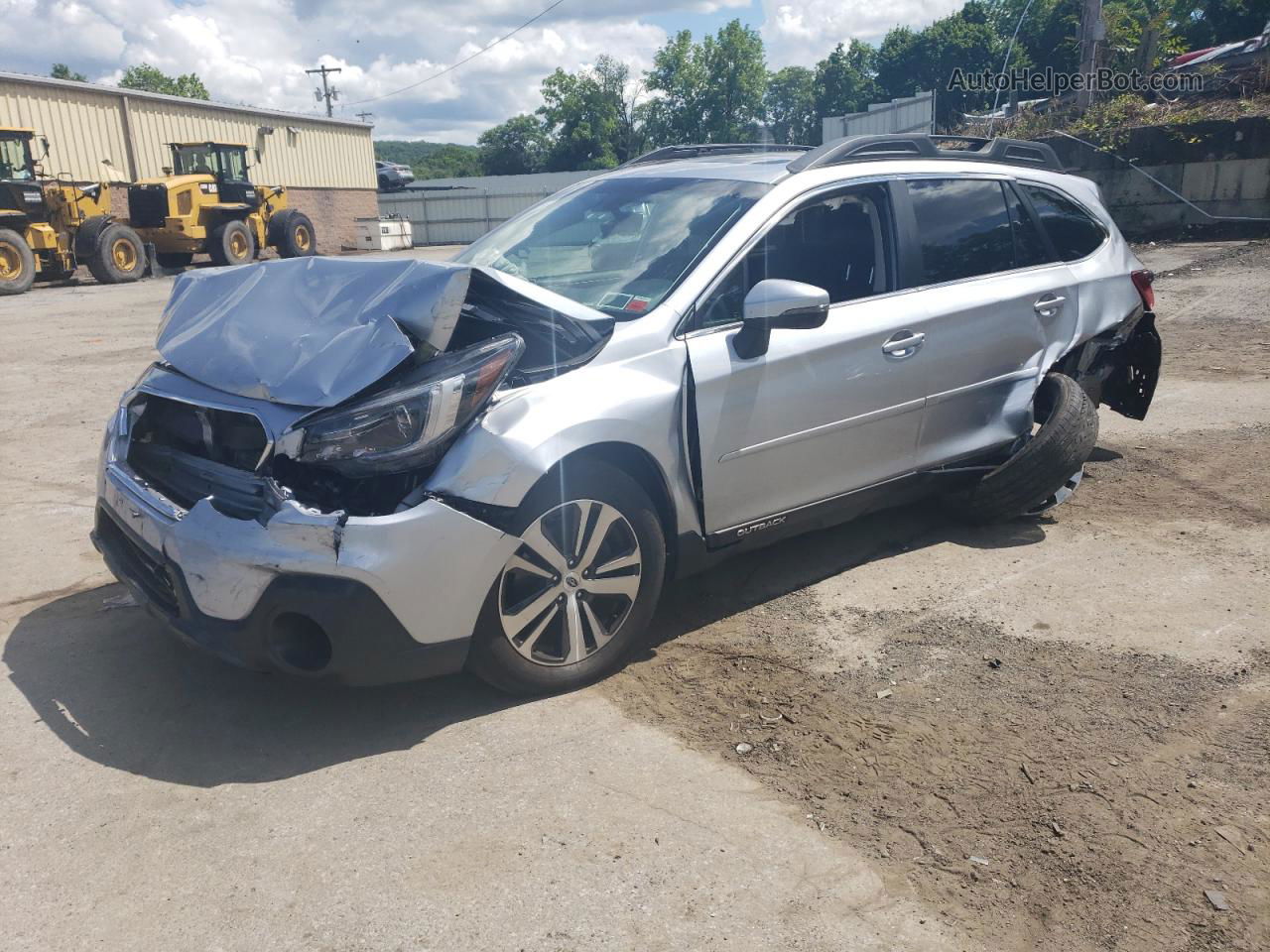 2019 Subaru Outback 2.5i Limited Silver vin: 4S4BSANC8K3328095