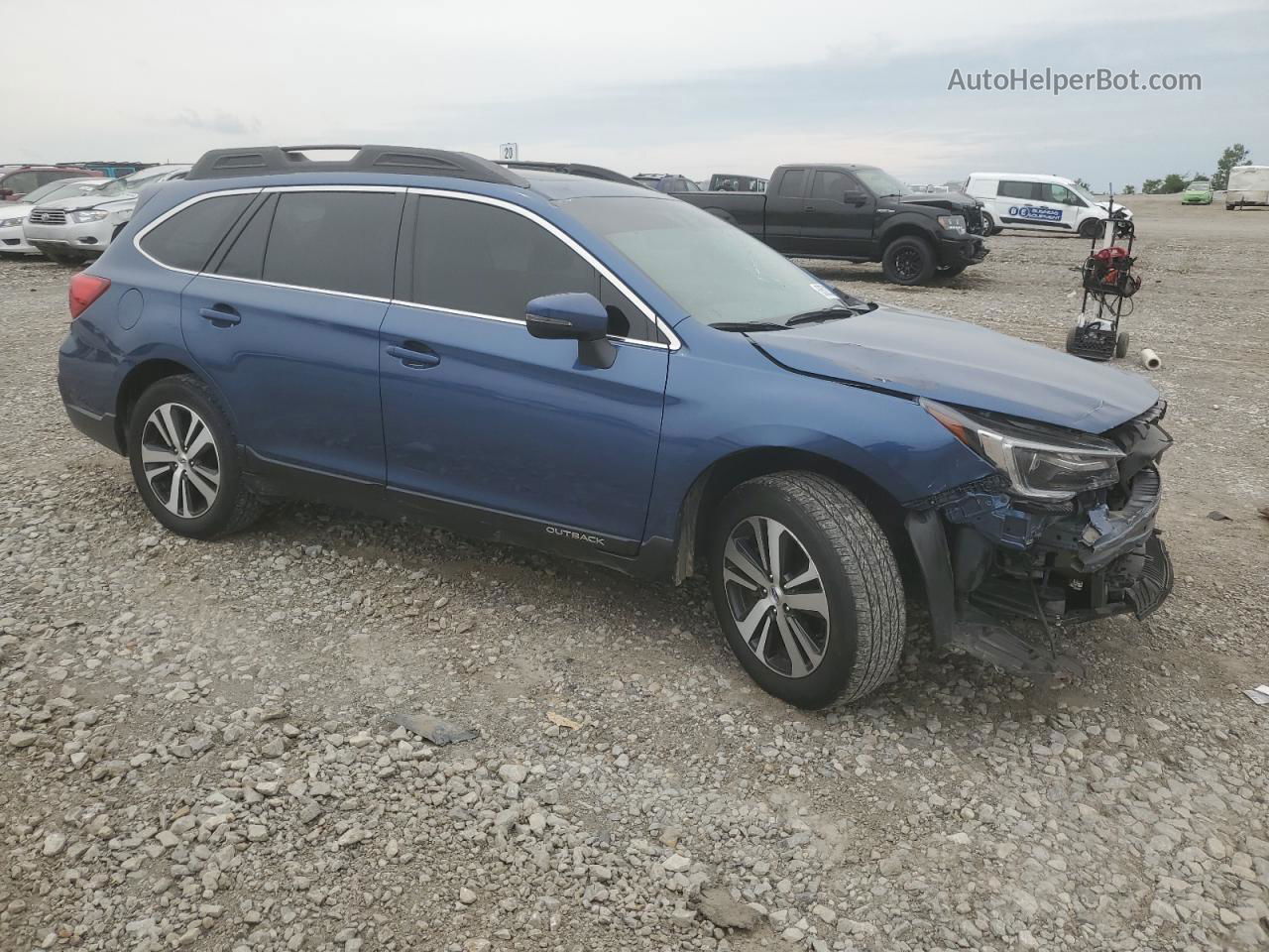 2019 Subaru Outback 2.5i Limited Blue vin: 4S4BSANC8K3362294