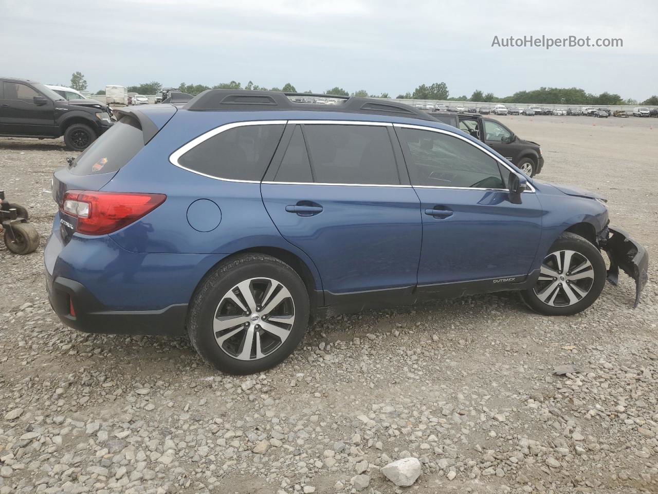 2019 Subaru Outback 2.5i Limited Blue vin: 4S4BSANC8K3362294