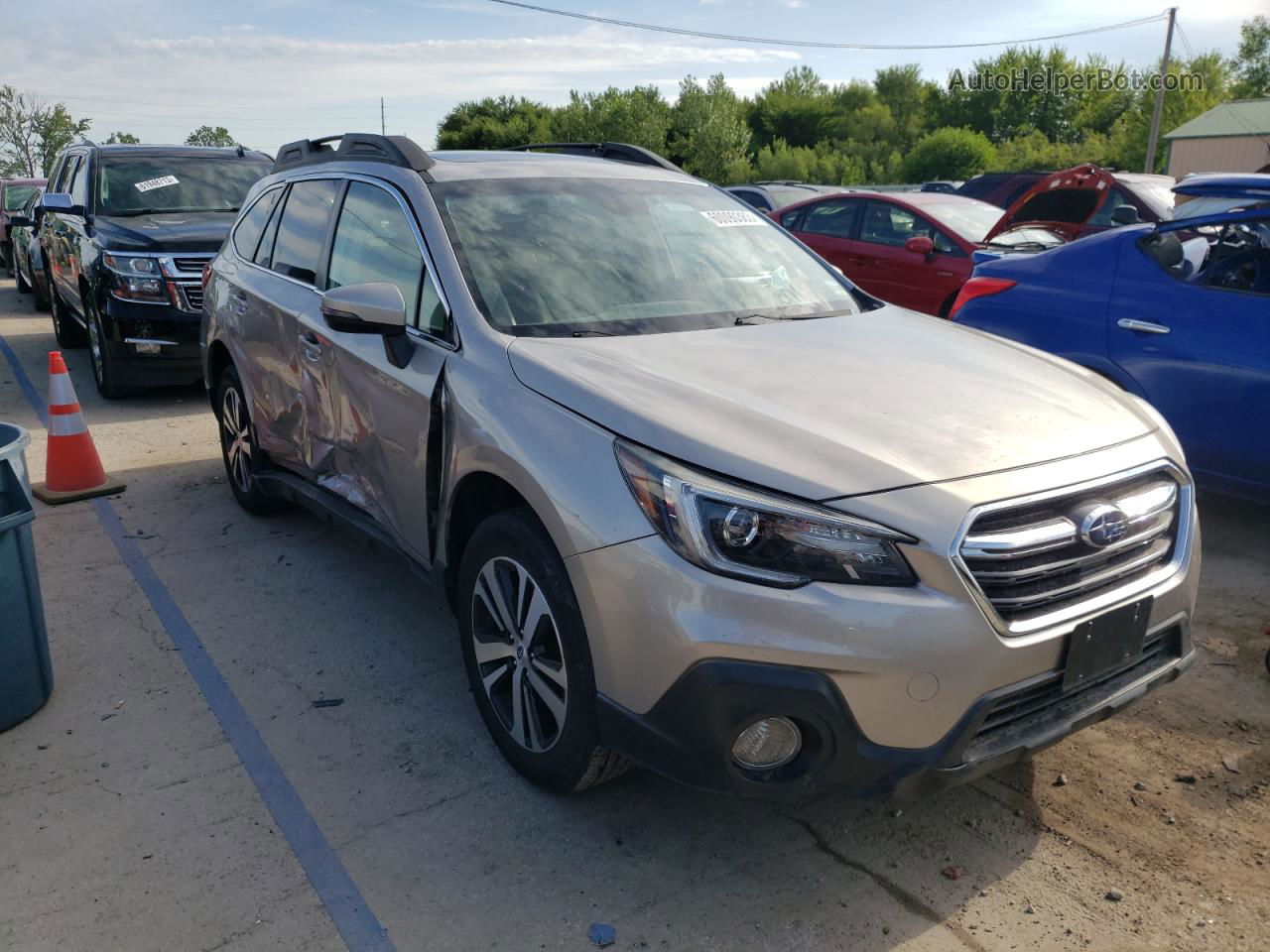 2019 Subaru Outback 2.5i Limited Beige vin: 4S4BSANC8K3376017