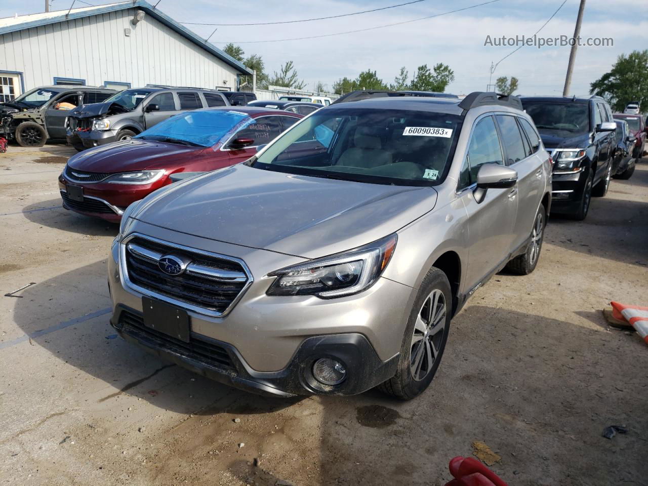 2019 Subaru Outback 2.5i Limited Beige vin: 4S4BSANC8K3376017