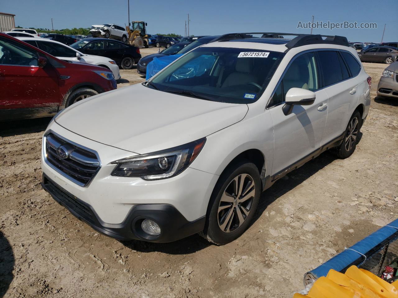 2019 Subaru Outback 2.5i Limited White vin: 4S4BSANC9K3294944