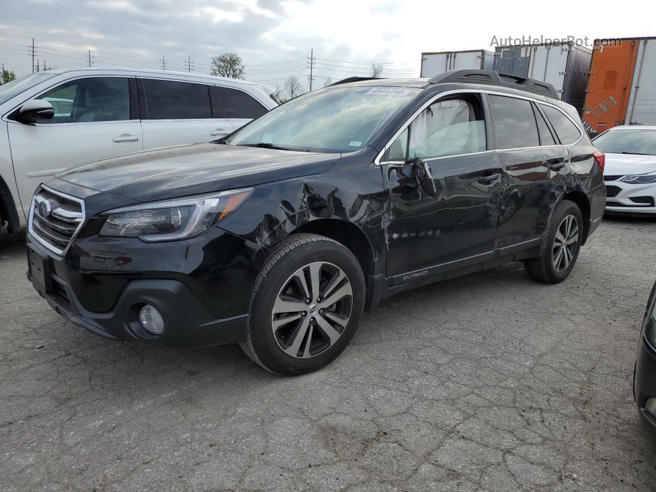 2019 Subaru Outback 2.5i Limited Black vin: 4S4BSANC9K3323729