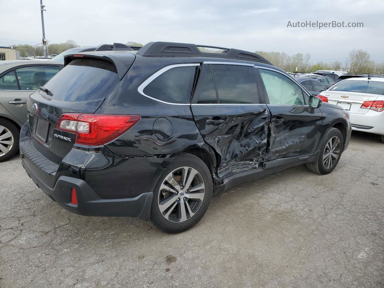 2019 Subaru Outback 2.5i Limited Black vin: 4S4BSANC9K3323729