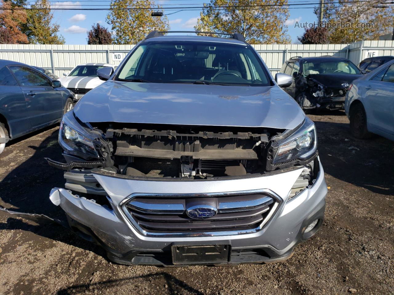 2019 Subaru Outback 2.5i Limited Silver vin: 4S4BSANCXK3233554