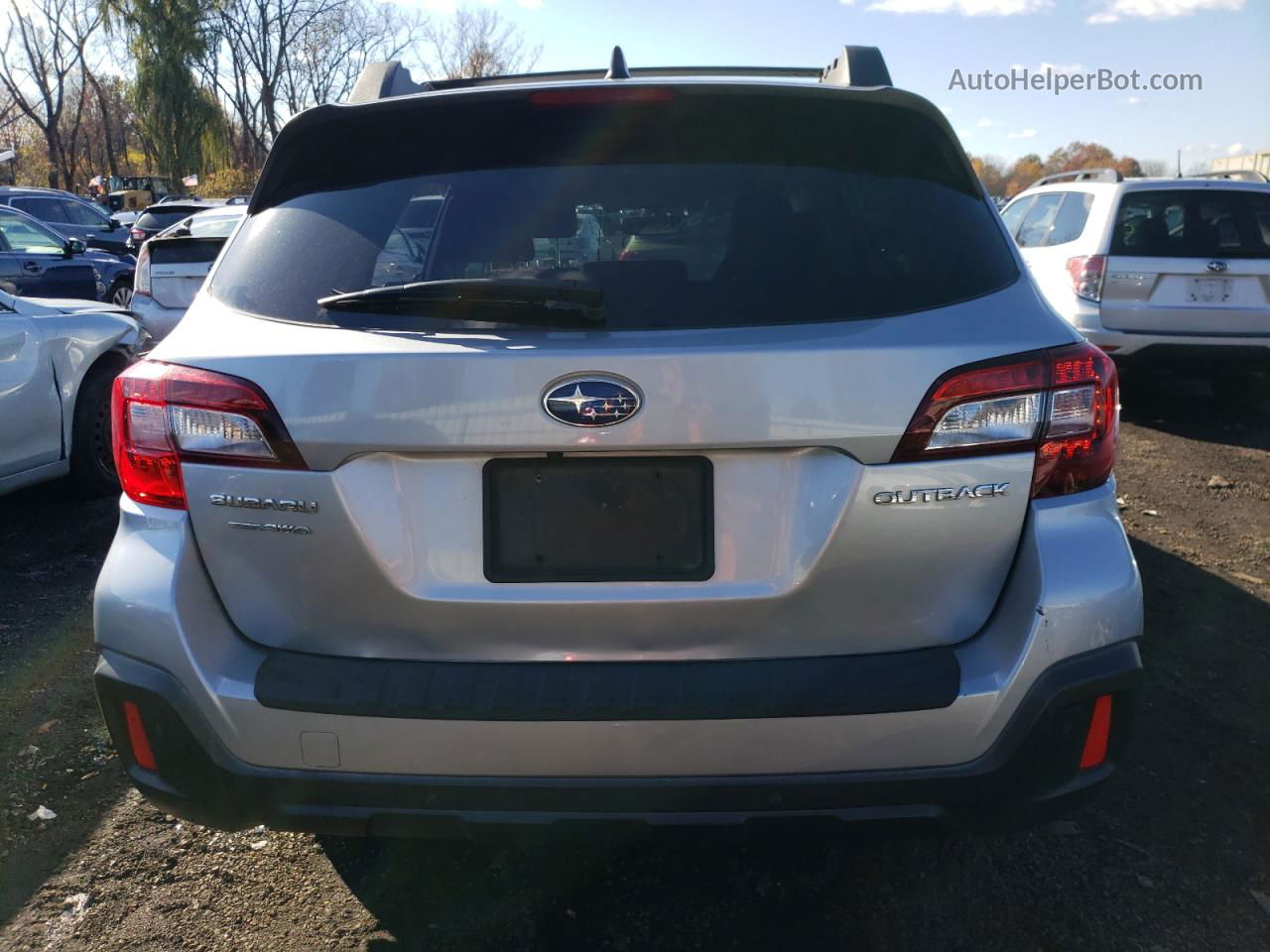 2019 Subaru Outback 2.5i Limited Silver vin: 4S4BSANCXK3233554