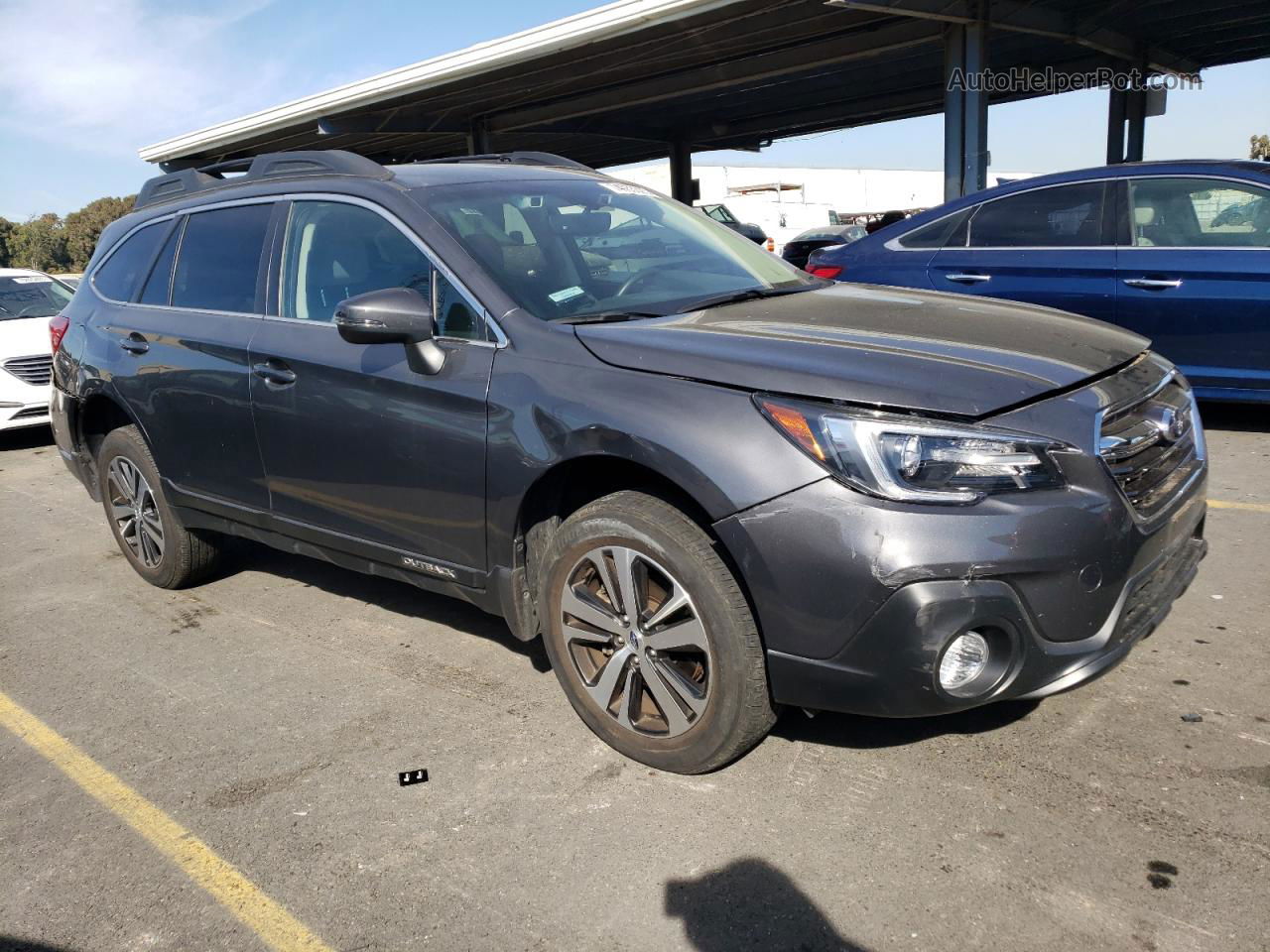 2019 Subaru Outback 2.5i Limited Gray vin: 4S4BSANCXK3363740