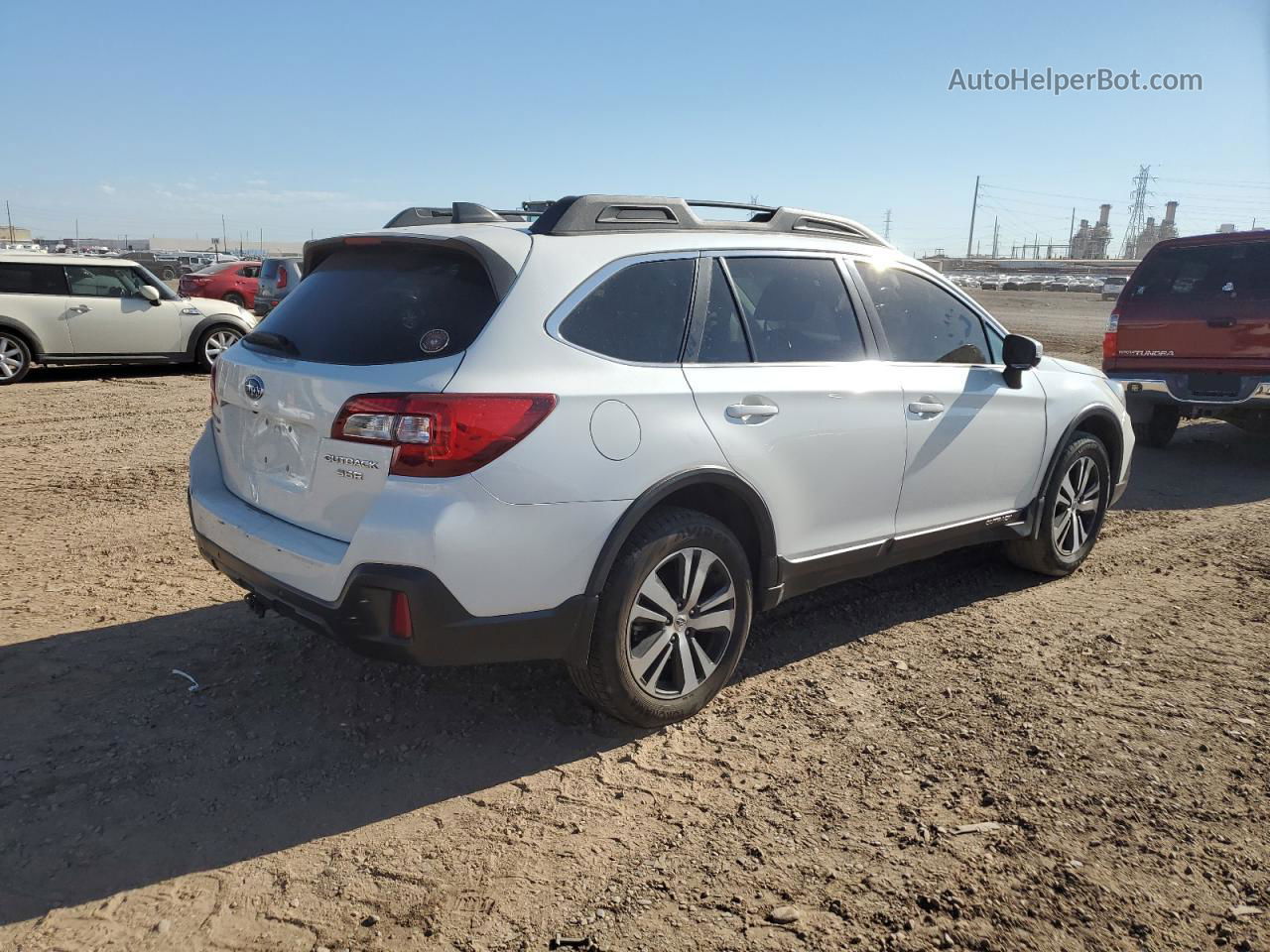 2019 Subaru Outback 3.6r Limited Белый vin: 4S4BSENC0K3322590