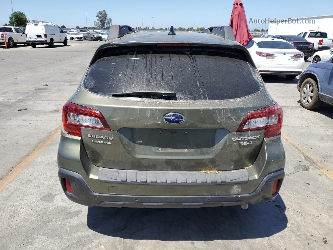 2019 Subaru Outback 3.6r Limited Gray vin: 4S4BSENC0K3386323