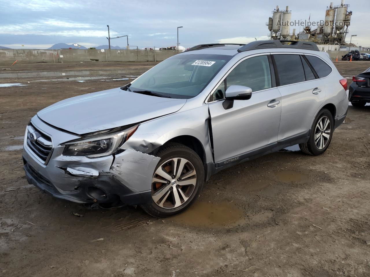 2019 Subaru Outback 3.6r Limited Silver vin: 4S4BSENC3K3220930