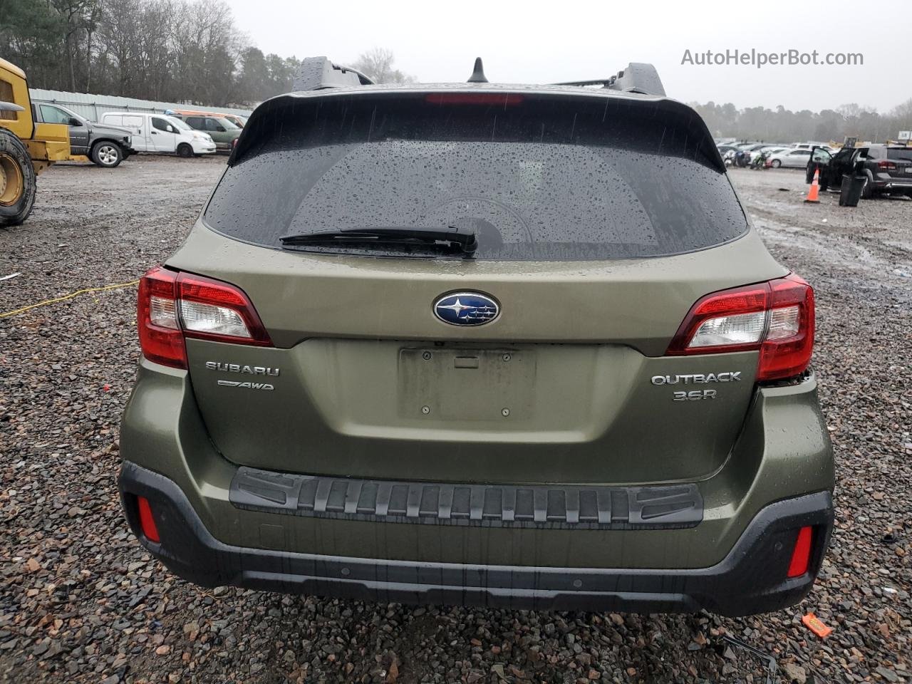 2019 Subaru Outback 3.6r Limited Green vin: 4S4BSENC3K3247593