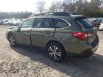 2019 Subaru Outback 3.6r Limited Green vin: 4S4BSENC3K3247593